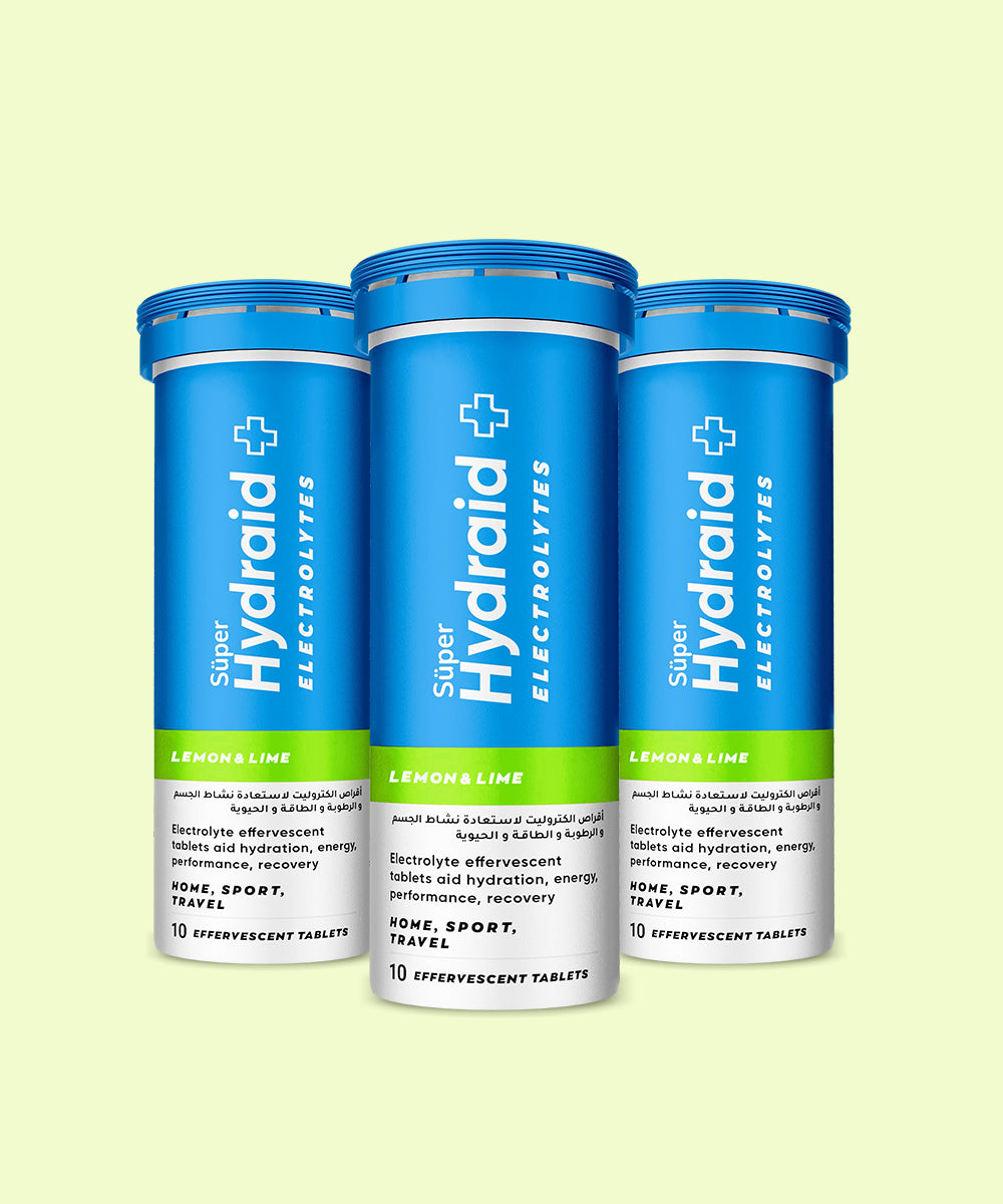 Super Hydraid Electrolytes Lemon & Lime (Pack Of 3)