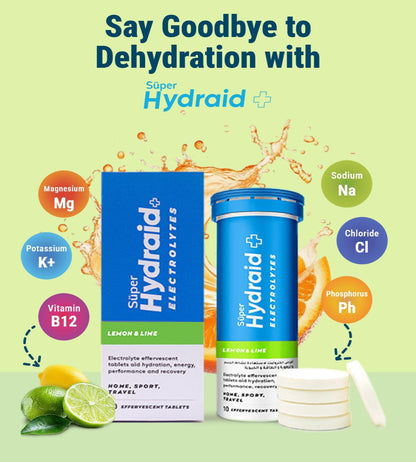 Super Hydraid Electrolytes Lemon & Lime