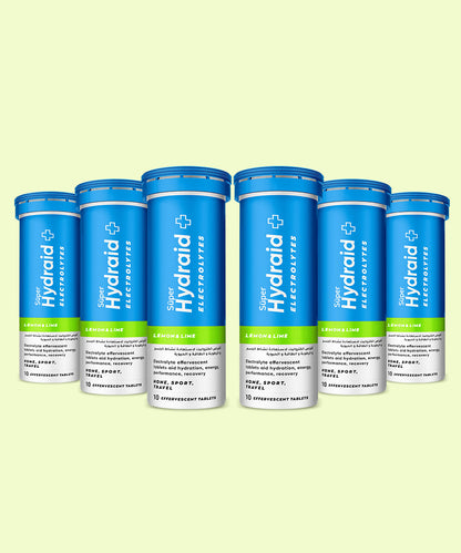 Super Hydraid Electrolytes Lemon & Lime (Pack Of 6)