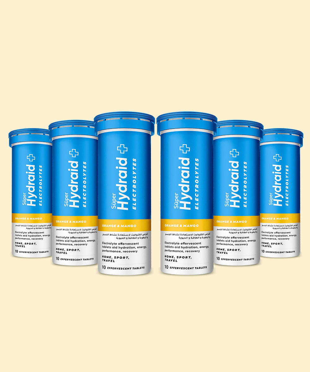 Super Hydraid Electrolytes Orange & Mango (Pack Of 6)