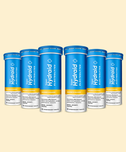 Super Hydraid Electrolytes Orange & Mango (Pack Of 6)
